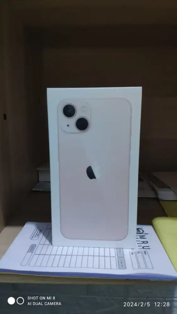 Iphone 13 128gb unit baru segel garansi resmi