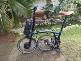 Sepedah brompton asli inggris