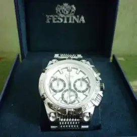 Jam Tangan Festina F16774/4 Montre Homme Quartz Analogique ori silver