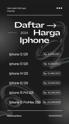 Iphone seri 12 - 15