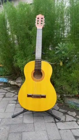 Guitar akustik nilon tanam besi termurah new