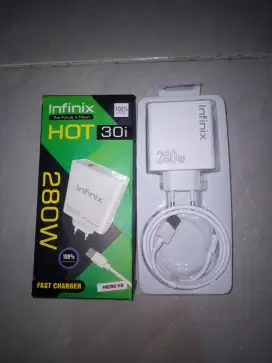 Charger infnix (micro usb) dan softcase infinix hot 9 play