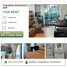 Disewakan Apartement Thamrin Residence Full Furnished 1 Bedroom
