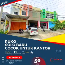 Ruko Baru Murah 2 Lantai Pusat Bisnis Solobaru