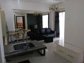 DISEWAKAN WATERPLACE RESIDENCE 2BR FURNISHED LANTAI SEDANG 56m2