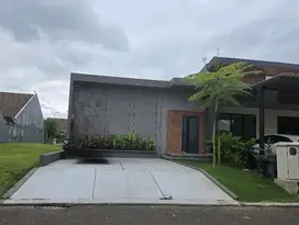 Rumah tropis furnish bangunan mandiri di suvarna sutera tangerang