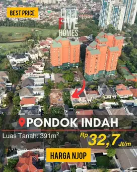 Pondok Indah Dekat Bukit Golf Kavling Dekat NJOP Best Price