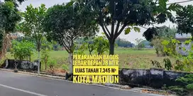 Tanah Pekarangan Ciamiq, depan RS Griya Husada KOTA MADIUN