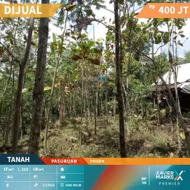 Y069 Dijual Murah Tanah Kebun, lahan di Prigen Pandaan, Malang