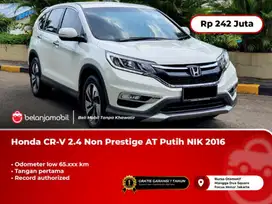 [ LOW KM ] Honda CRV CR-V 2.4 Non Prestige AT Putih 2016/2017