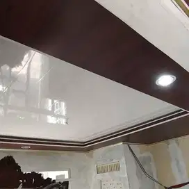 Wall Moulding Sekat Plafon Partisi PVC GRC Gypsum Jasa Tukang Pasang