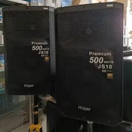 2 box Speaker Aktif HUPER JS-10 15inch 1000watt