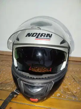 Helm Nolan N90-2 Straton 016 - Flat Silver