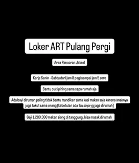 ART pulang Pergi