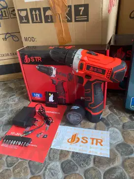 STR JIEBANG Type F-8775 Bor Baterai Cordless 12vf