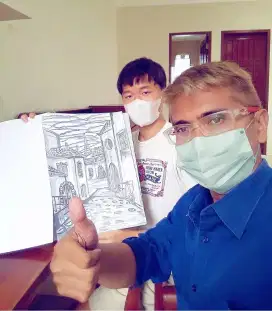 Kursus Les Private Art Drawing Manga Jepang Anime& Sketsa pencil Dasar