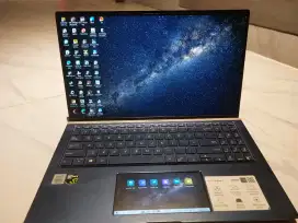 Laptop asus zenbook 15 duo layar gaming tipis