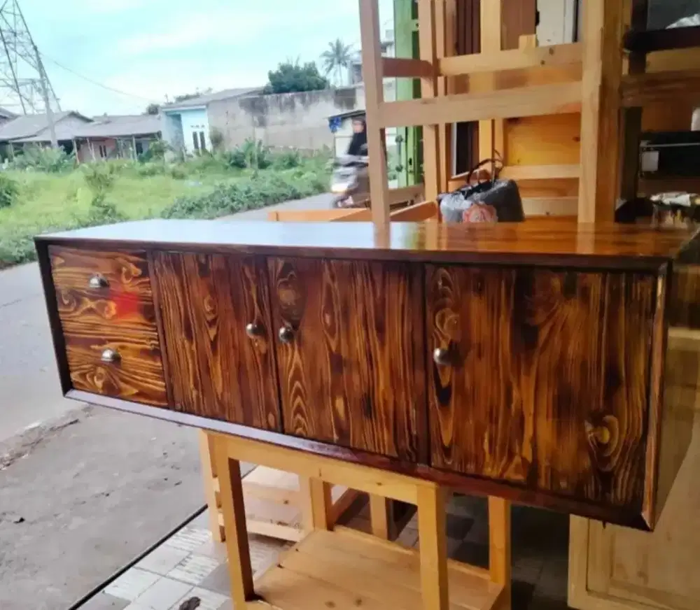 Kitchen set dapur finishing bakar