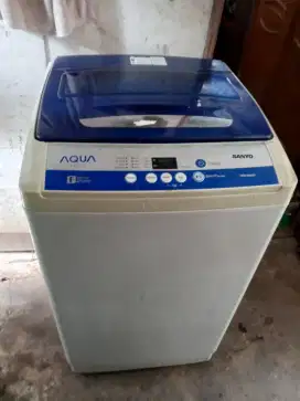 Mesin cuci 1tabung aqua