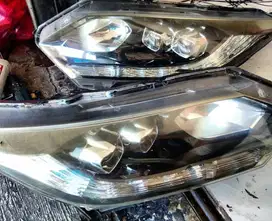 lampu headlamp hrv proji + drl led bawaan prestige headlampu