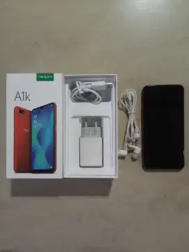 HP Oppo A1k Fullset Original Mulus Masih Segel Normal Bonus Headset