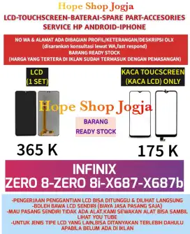 Service HP-Touchscreen-Baterai-LCD Infinix zero 8-8i-X687-X687b