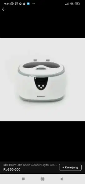 Krisbow Pembersih Ultrasonic Digital CD-3800A