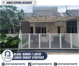 DIJUAL RUMAH 1 LANTAI CLUSTER GRAND SERPONG RESIDENCE -AH778