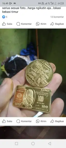 SAYA BELI EMAS TANPA SURAT/EMAS BATANGAN LM