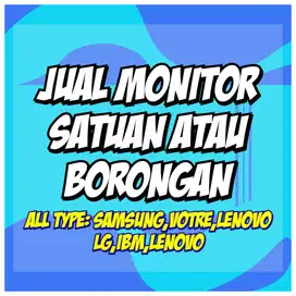 TV Monitor Murah, dijual Satuan atau Borongan.