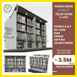 ANA RUMAH BARU INDENT UK 5X15M DI TELUK GONG