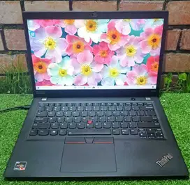 Gaming Slim Laptop Lenovo T495s AMD Ryzen 5 Ram 16/256Gb Bagus R-CCS