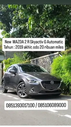 New  MAZDA 2 R Skyactiv G Automatic
Th  2019 akhir, odo 20 rb an miles