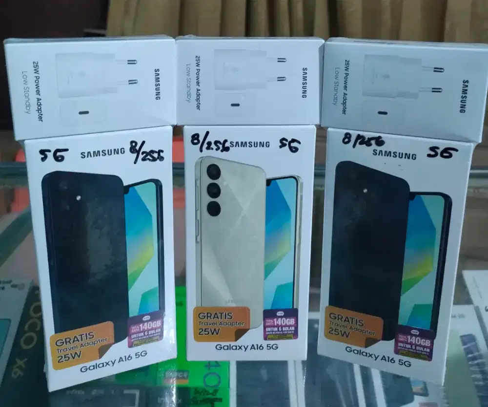 New Samsung Galaxy A16-8/256 5G Garansi Resmi 1 Tahun