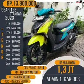 GEAR 125 STANDAR 2023JUAL CASHCREDIT DP MULAI 1,3JTAAN