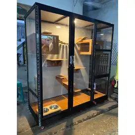 KANDANG KUCING + CAT CONDO BISA CUSTOM