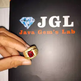 Batu Permata Malaya Red Garnet Certi