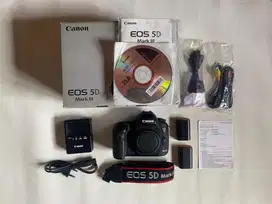 Dijual Banyak BONUS ! Canon 5D Mark 3 dan Lensa Canon 50mmF1.2 LSM