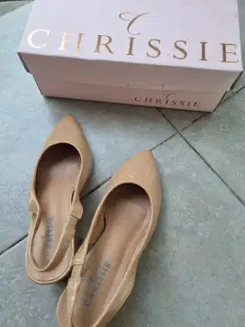 Payless Heel by Chrissie Lynette Sling Heel Tan Size 36