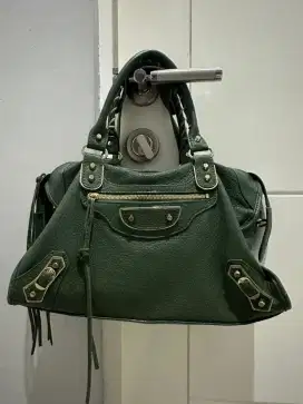Balenciaga City Edge Size 30 Green Army