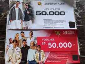 Voucher Belanja ANDREW SMITH dan CARDINAL (BANDUNG)