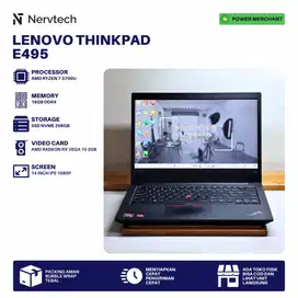 Lenovo ThinkPad E495 Ryzen 7 3700U 16GB/256GB 14 inch Ultrabook Laptop