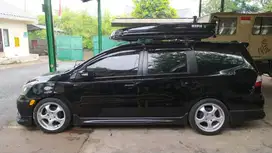 roofbox nissan grand livina roof rack box whale kambera hitam