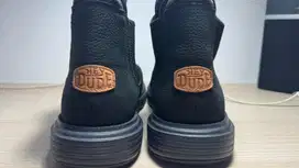 HEYDUDE Branson Black Leather