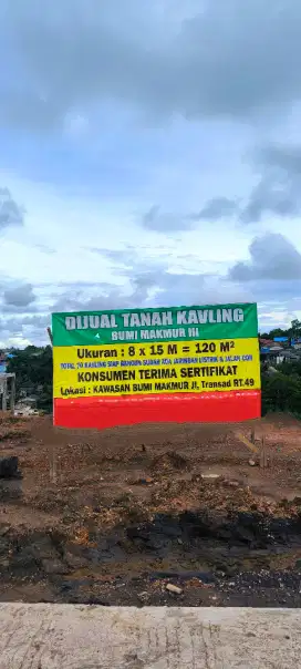 Dijual tanah kavling murah