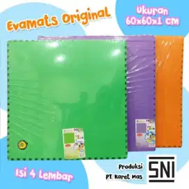 Unimats Evamats Polos 60x60cm Puzzle Lantai Paling bagus