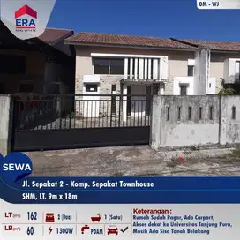 Disewakan rumah Jl. sepakat 2, ada 2 kamar & sudah berpagar