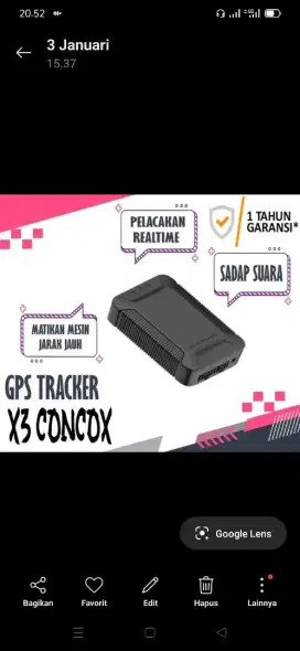 GPS GPS tracker pelacak kendaraan