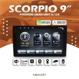 Paket Headunit Android Embassy 9 inch + Camera 360 - Ram 6/128 GB