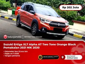 '[KM 22RB] Suzuki Ertiga XL7 XL 7 Alpha AT Two Tone Orange NIK 2020